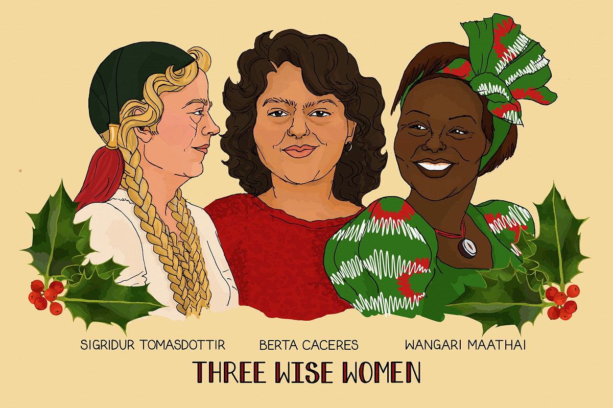 Christmas cards with a feminist twist