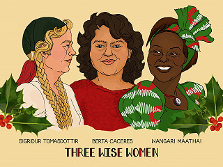 Christmas cards with a feminist twist